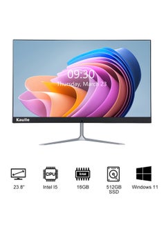 Kaulle Desktop Computer All In One PC 23.8 Inch,‎Intel Core i5-1135G7 Processor,16 GB Ram, 512 GB Ssd,Windows 11  All In One Desktop Computer With Keyboard And Mouse Black KLY238H4G7  - Image 1