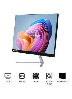 Kaulle Desktop Computer All In One PC 23.8 Inch,‎Intel Core i5-1135G7 Processor,16 GB Ram, 512 GB Ssd,Windows 11  All In One Desktop Computer With Keyboard And Mouse Black KLY238H4G7  - Image 2