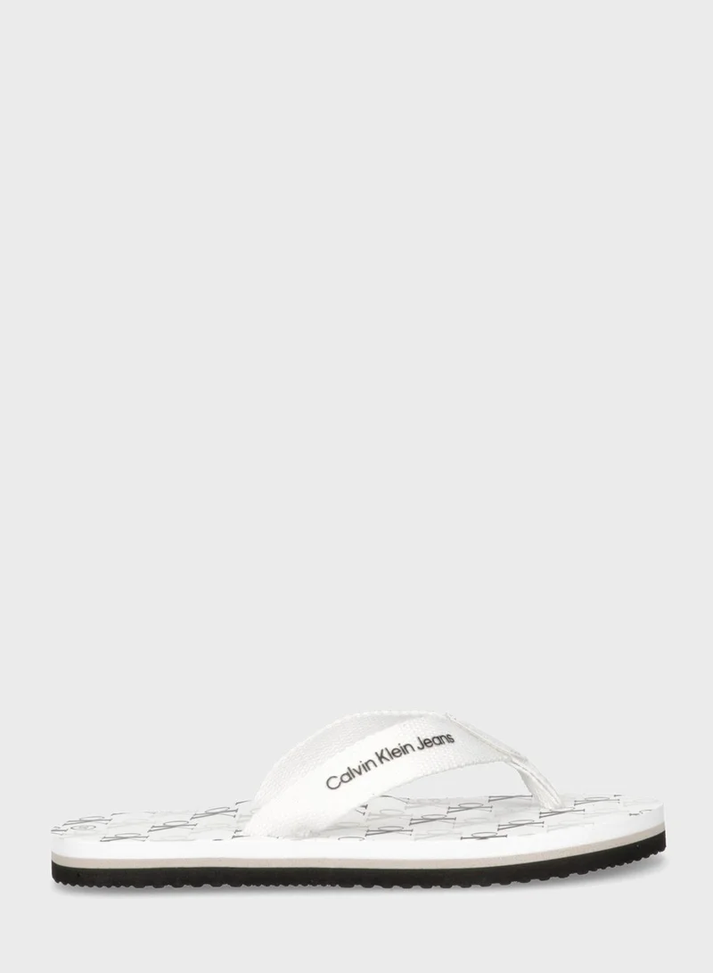 Calvin Klein Jeans Kids Slip On Flip Flop