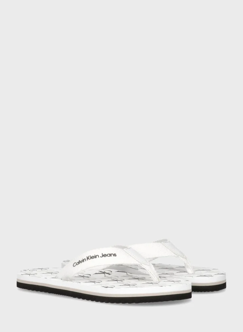 Calvin Klein Jeans Kids Slip On Flip Flop