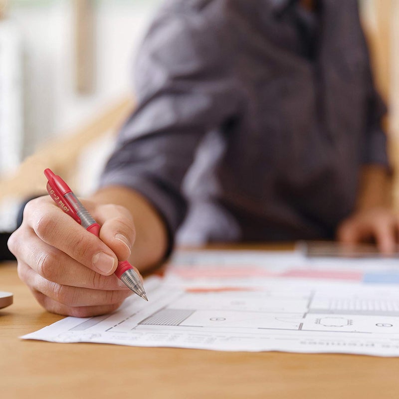 PILOT أقلام جيل بايلوت جي 2 ميني بريميوم، نقطة رفيعة 0.7 مم، أسود، عبوة من 12 - Image 3