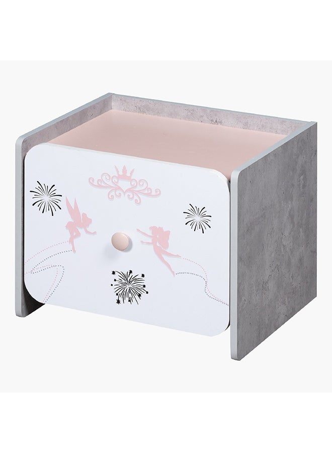 Home Box Home Box Pixie Engineereing Wood 1-Drawer Nightstand Multicolour 47 x 39.5 x 37 cm  - Image 5