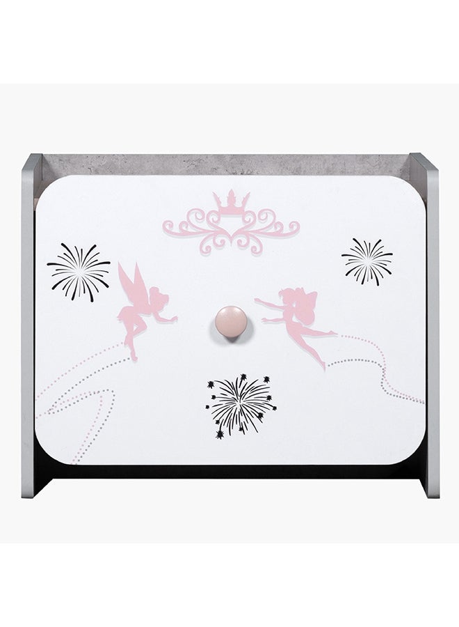 Home Box Home Box Pixie Engineereing Wood 1-Drawer Nightstand Multicolour 47 x 39.5 x 37 cm  - Image 2