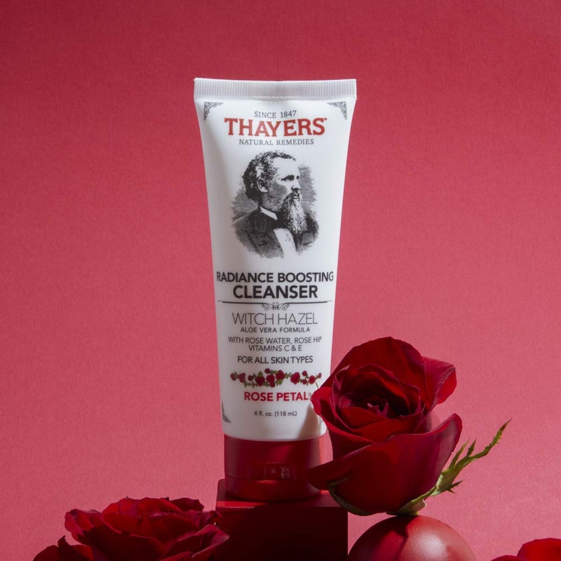 THAYERS Rose Petal Radiance Boosting Cleanser with Vitamin C and Vitamin E, 4 Ounces - Image 2