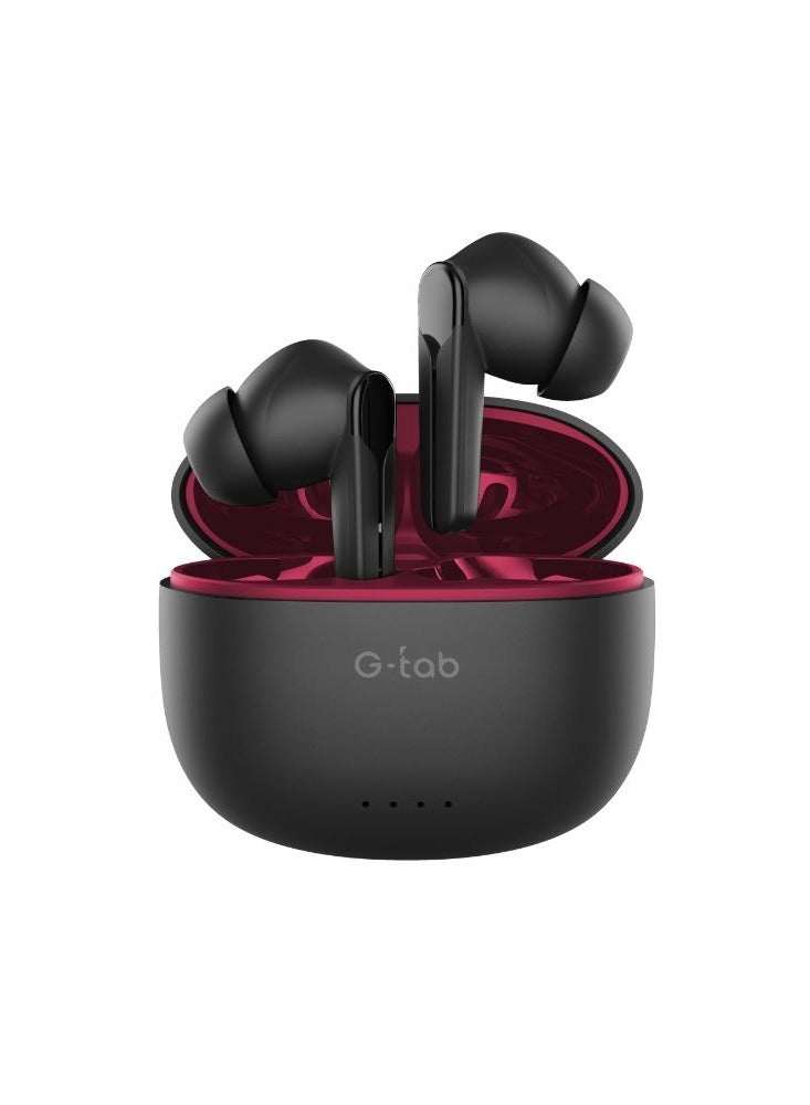 جي تاب سماعة X5 ايربودز بلوتوث من G-TAB لون اسود - Image 1