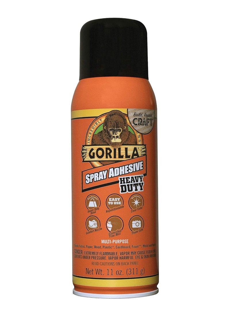 Gorilla - Gorilla Heavy Duty Spray Adhesive 11 oz - Image 1