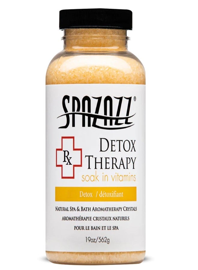Spazazz SPZ-604 RX Therapy Crystals Container Bath Minerals, 19-Ounce, Detox Therapy - Image 1