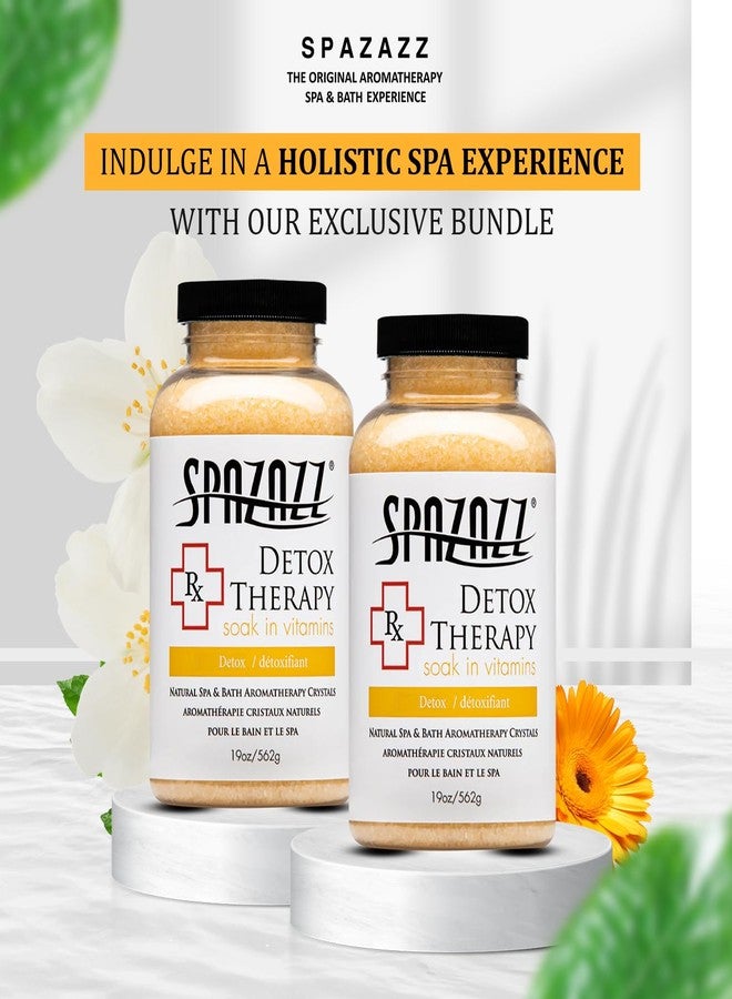 Spazazz SPZ-604 RX Therapy Crystals Container Bath Minerals, 19-Ounce, Detox Therapy - Image 4