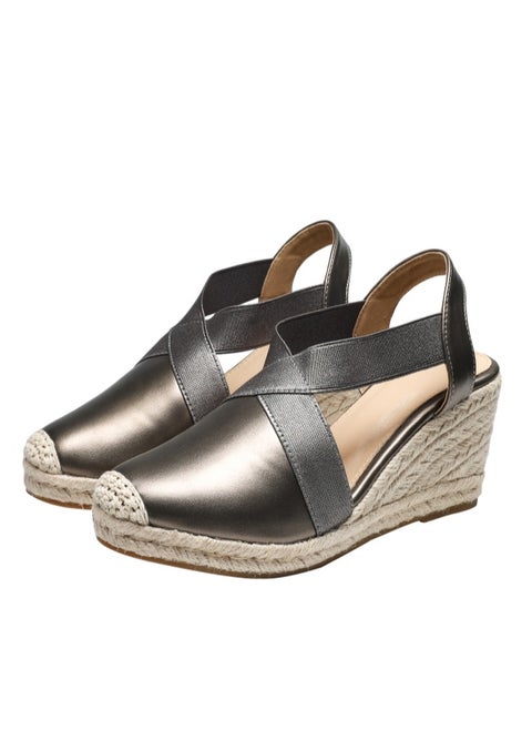 Closed Toe   Espadrille Wedges Sandals