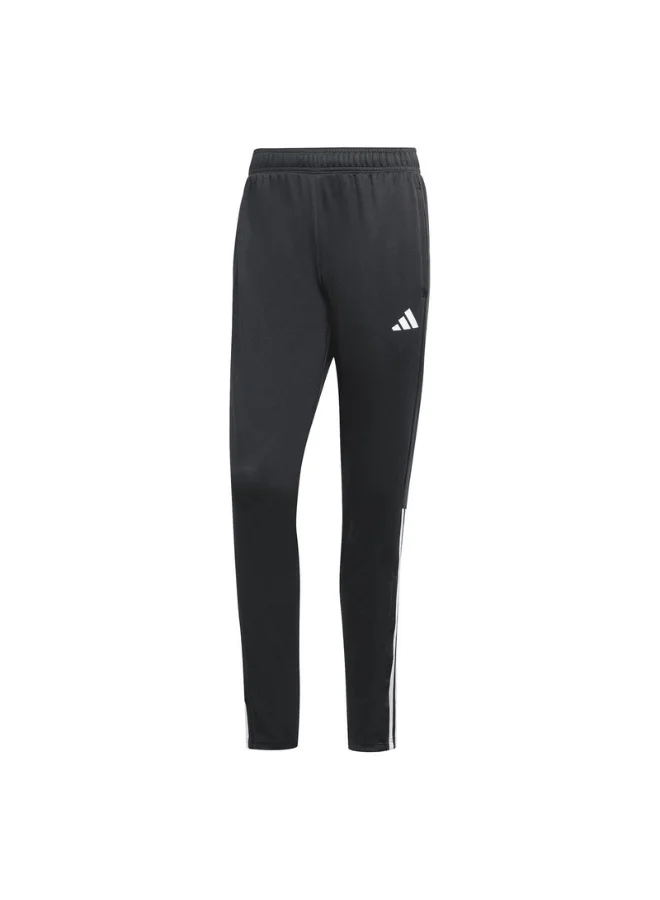 adidas بنطلون رجالي aeroready sereno بقصة ضيقة مستقيمة مع خطوط ثلاثية