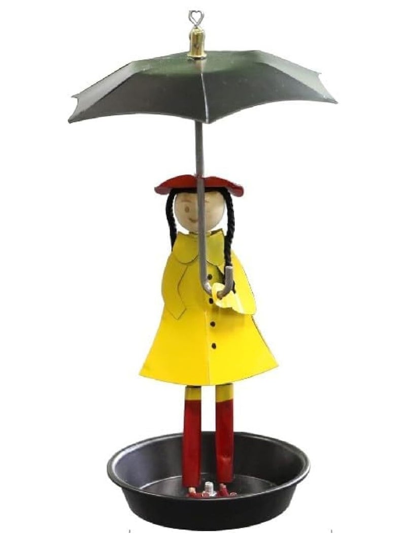 KASTWAVE Hummingbird Feeders Tray Outside for Bird Bath, Hummingbird Feeders for Outdoors, Bird Feeders for Outdoors Hanging, Resistant to Ants and Bees, Wild Bird Feeders with Metal Hanging Chain - Image 1