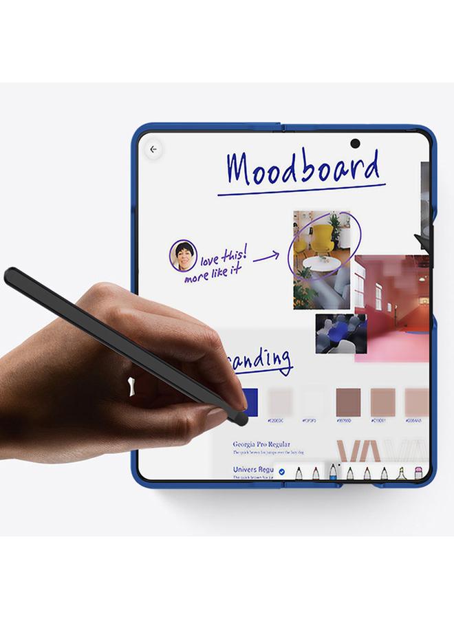 S-TOP Case For Samsung Galaxy Z Fold4 5G Integrated Skin Feel PC Phone Case with Pen / Pen Box - Image 4