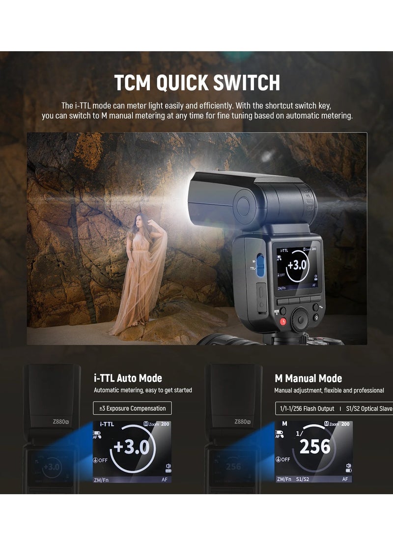 نيوير NEEWER Z880 Speedlite Flash 2.4G TTL - Nikon - Image 3