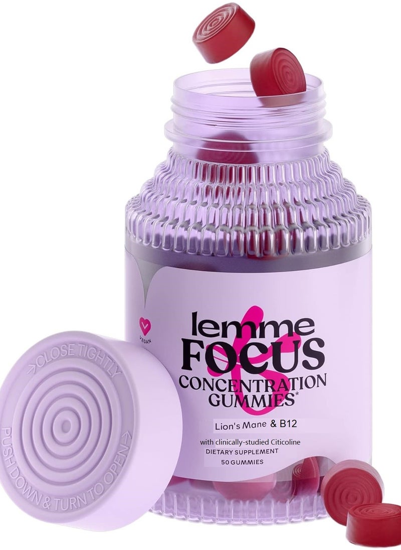 Lemme - Lemme Focus Concentration Gummies (50 Count) - Image 1