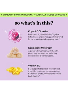 Lemme Lemme Focus Concentration Gummies (50 Count)  - Image 3