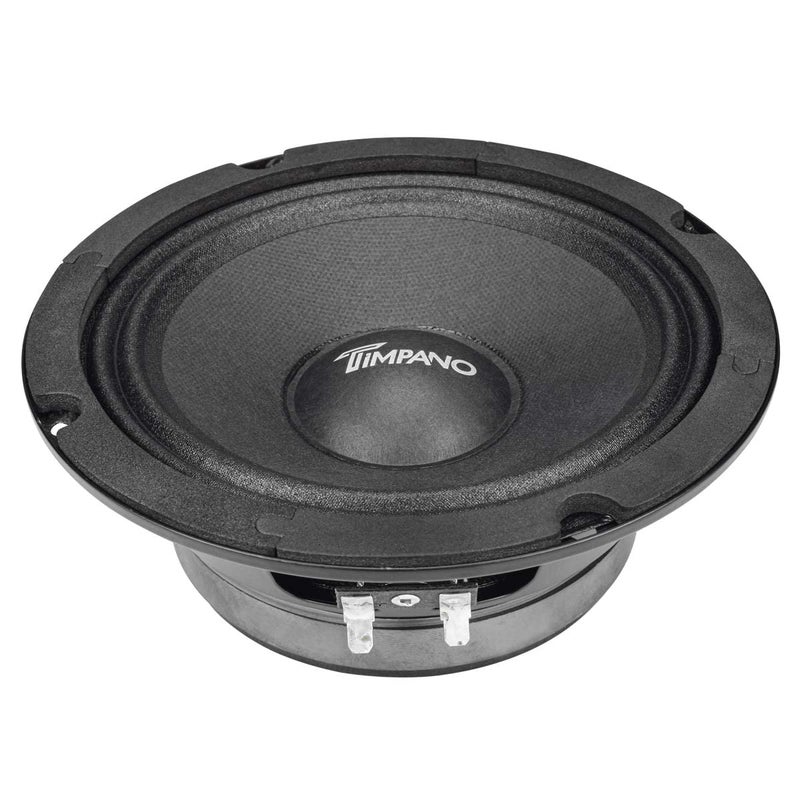 Timpano 6.5 Inch Shallow Midrange Speaker 500 Watts TPT-MR6-4 PRO Bundle 6.5 Midrange Speakers 4 Ohm Shallow Mount Car Audio Speaker, Pro Audio Loudspeaker Compact for Doors (Pair) - Image 5