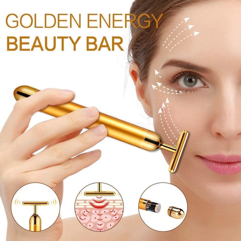 Finalize Jade Face Massager Roller 3D, Anti-Aging, Natural Stone, Double-Ended, Facial & Neck Massage, Rolling Technique, Multicolour, Waterproof, 19x13x6 cm, Manual/Hand-Powered - Image 5