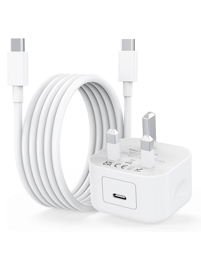X-level - iPhone 15 16 USB C Charger,20W PD USB C Fast Charger Plug with 6FT USB C to USB C Cable for iPhone 15/15 Plus/15 Pro/15 Pro Max/16/16 Plus/16Pro Max,iPad,USBC Power Adapter - Image 1