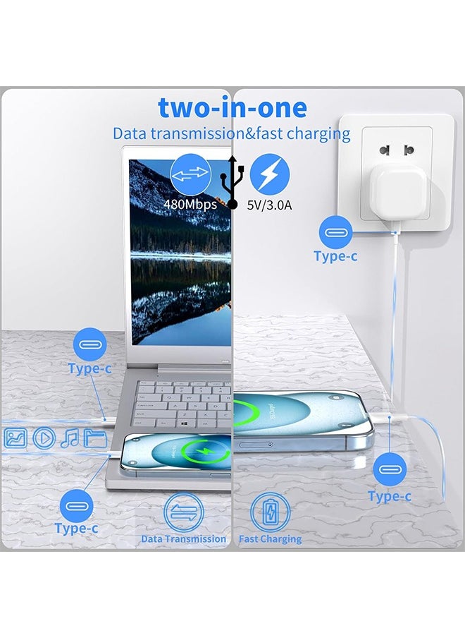 X-level - iPhone 15 16 USB C Charger,20W PD USB C Fast Charger Plug with 6FT USB C to USB C Cable for iPhone 15/15 Plus/15 Pro/15 Pro Max/16/16 Plus/16Pro Max,iPad,USBC Power Adapter - Image 1
