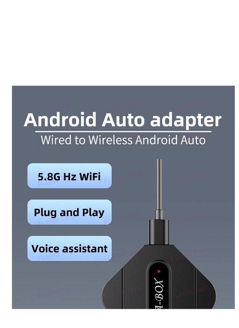 Generic - Mini Android Auto Carplay Wireless Adapter AI Box Car OEM Wired Android Auto To Wireless USB Dongle for Apple SamSung XiaoMi - Image 1