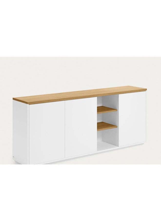 Al Home White Engineered Wood Makeup Dresser - Size: 90x43x79 By Alhome 