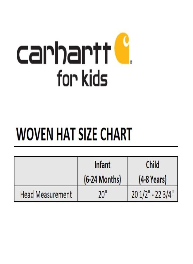 Carhartt Kid's CB9009 Twill Trucker Hat - Child One Size Fits All - Caviar Black - Image 2