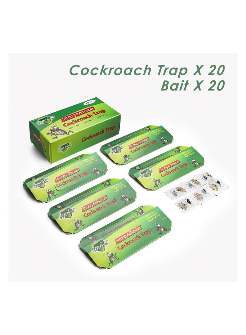 Bukela 20Pcs CockRoach Trap Killer, Roach Killer Indoor Home, Roach Motel, Friendly Indoor Pet Roach Killer for Roach, Ants, Spiders, Bugs, Beetles - Image 4