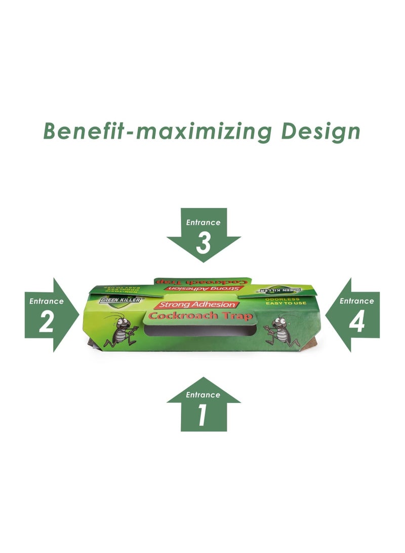 Bukela 20Pcs CockRoach Trap Killer, Roach Killer Indoor Home, Roach Motel, Friendly Indoor Pet Roach Killer for Roach, Ants, Spiders, Bugs, Beetles - Image 2