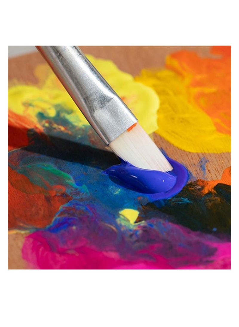 Dmast مجموعة أنابيب الطلاء الأكريليكي 12 قطعة سعة 12 مل لكل أنبوب متعددة الألوان - Image 4