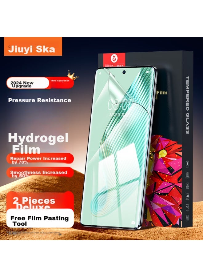 Yisika Hydrogel Film For Honor Magic5, Magic5 Phone Screen Protector, Hd Non-tempered Full Adhesive Protective Anti-scratch Anti-fingerprint Soft Film Jm125