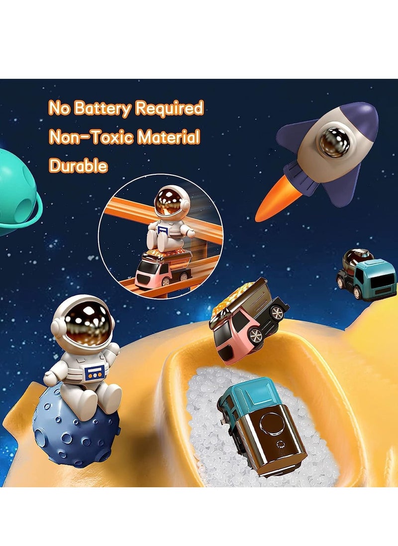 SYOSI Race Track Game Toy Car Adventure for 3 4 5 6 7 Years Old Boys Girls Spaceship Rail City Rescue Playset Magnet Educational Learning Toddler  - Image 5