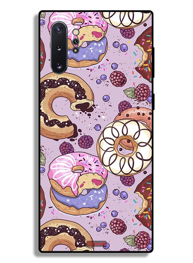 Tolwak Samsung Galaxy Note 10 Plus Protective Case Cover Donuts Art - Image 2