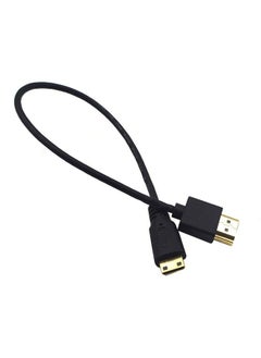 Duttek Mini Hdmi To Hdmi Cable Hdmi To Mini Hdmi Cable Ultrathin Hdmi Male To Mini Hdmi Male Cable Support 4K Ultra Hd 1080P 3Dfor Projector Monitor Camcorder(Hdmi 2.0) (30Cm 12Inches)  - Image 3