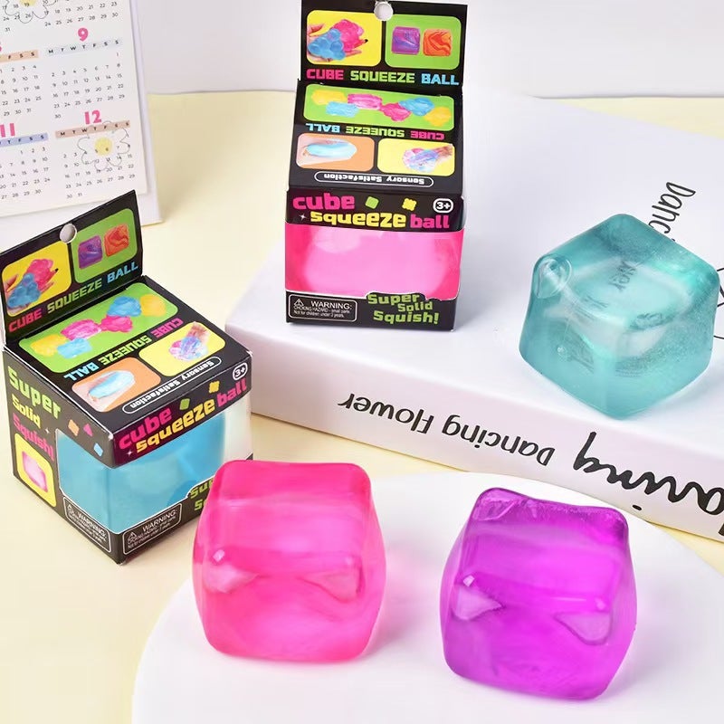 Super Maltose Ice Cube Squishy Block Stress Relief Slow Rebound Toy - Image 1