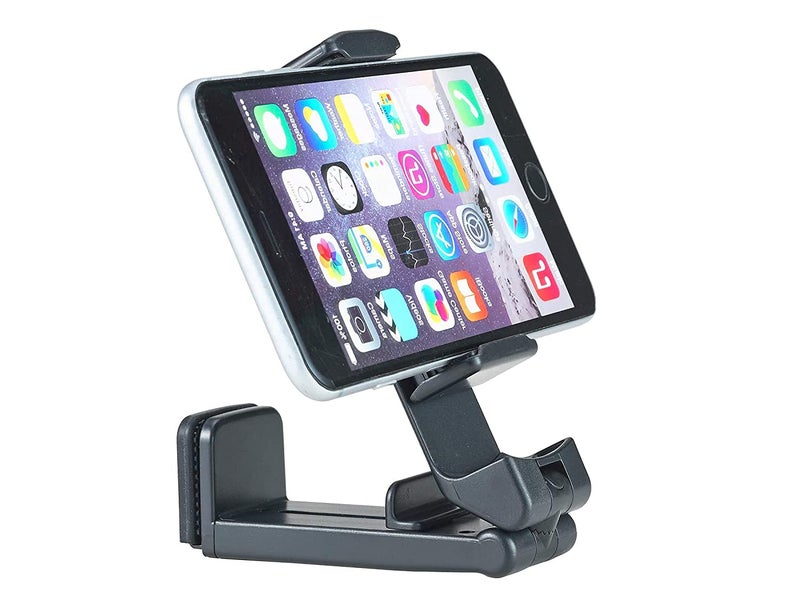 ADZOY Tabletop Premium Universal Mobile Stand Holder for Video Recording, Video Call, Airplane, Flight & Train Food Tray Phone Mount, Office Desk Phone Holder, Desktop Phone clamp - Image 1