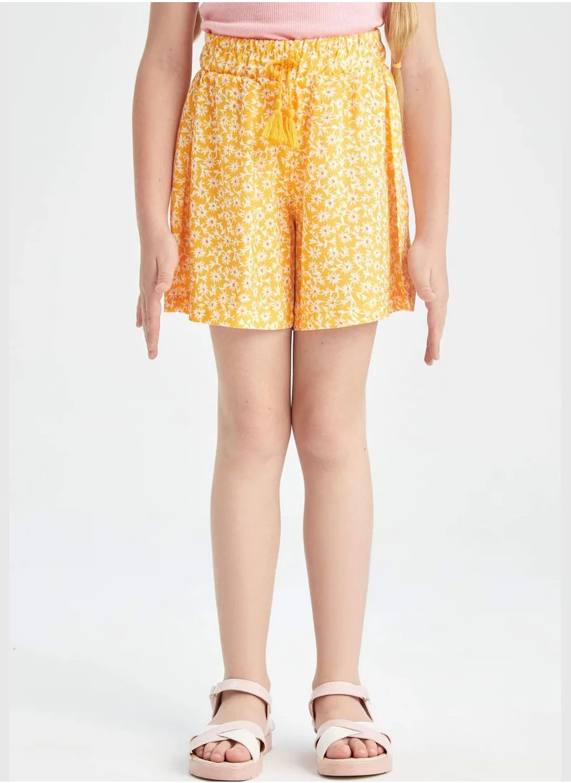 ديفاكتو Relax Fit Floral Patterned Shorts
