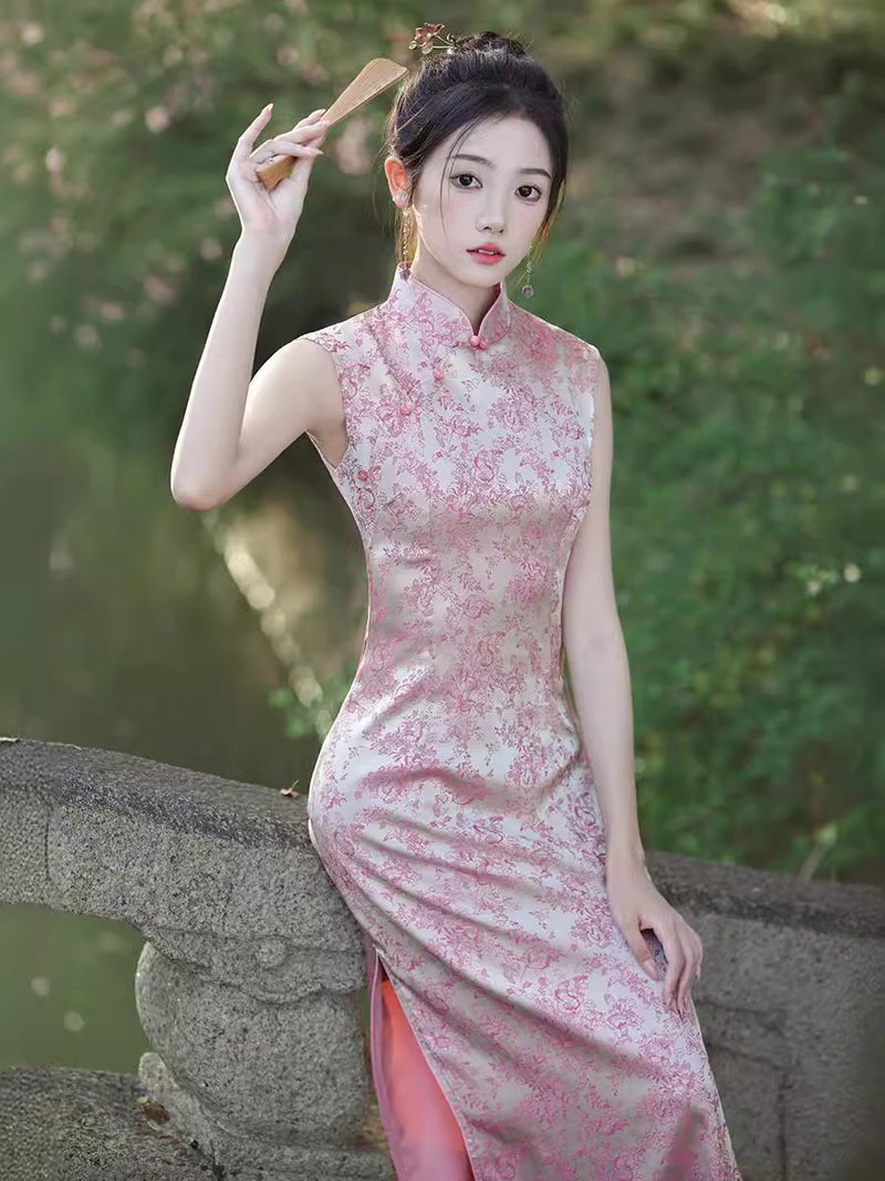 Spring/Summer Style Simple And Elegant Improved Cheongsam New Chinese Style Chinese Style Art Slim Fit Daily - Image 4
