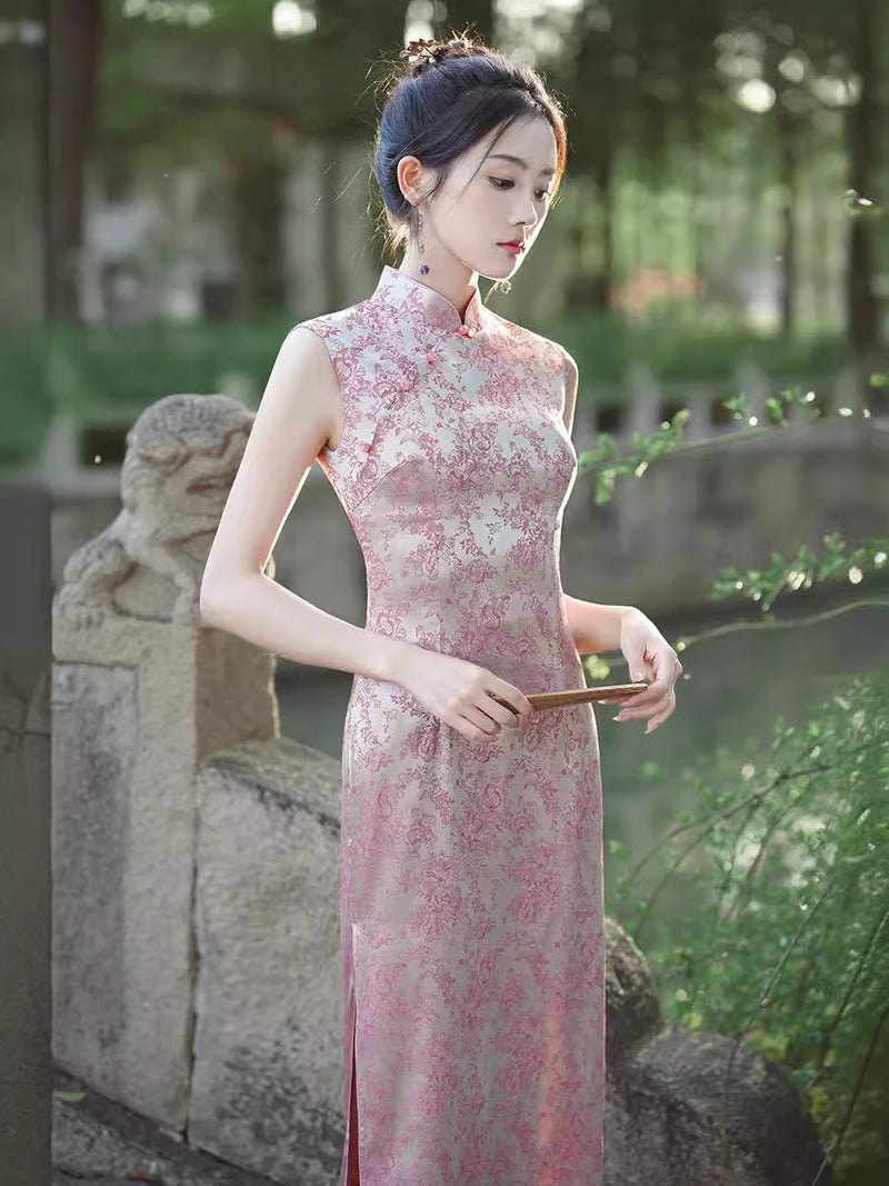 Spring/Summer Style Simple And Elegant Improved Cheongsam New Chinese Style Chinese Style Art Slim Fit Daily - Image 5