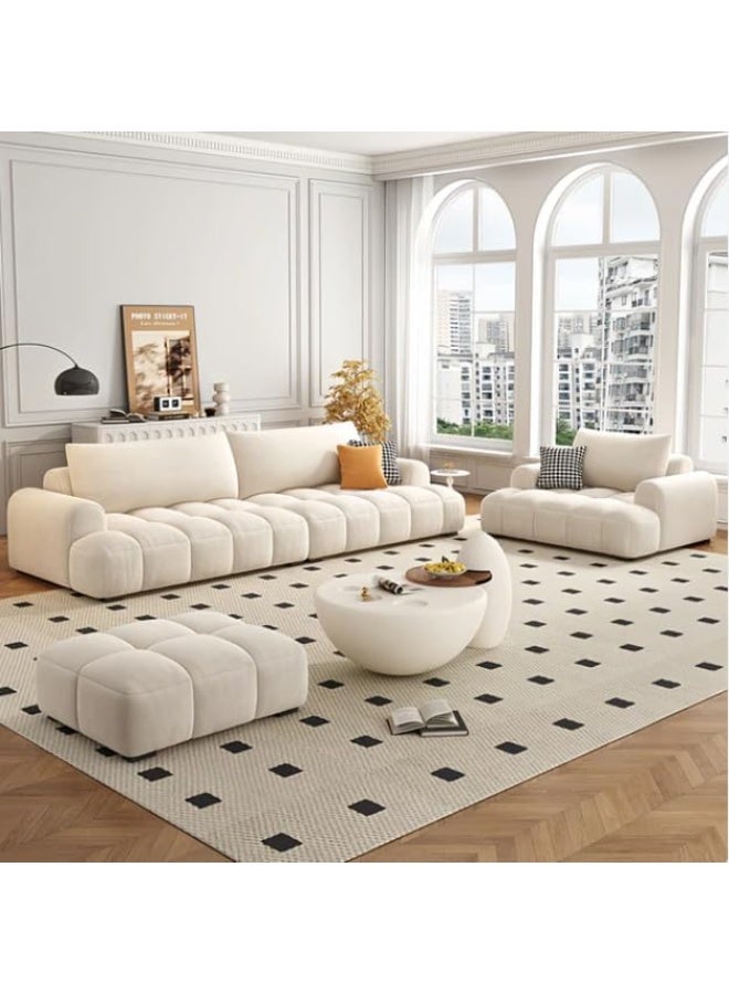 Generic Luxury Luxe Italian Minimalism Modern Design Home Furniture Fabric Lounge Couch Corner Velvet Sectional Sofas Set Furniture Living Room (AQUA GREEN, TWO SEATER)  - Image 3