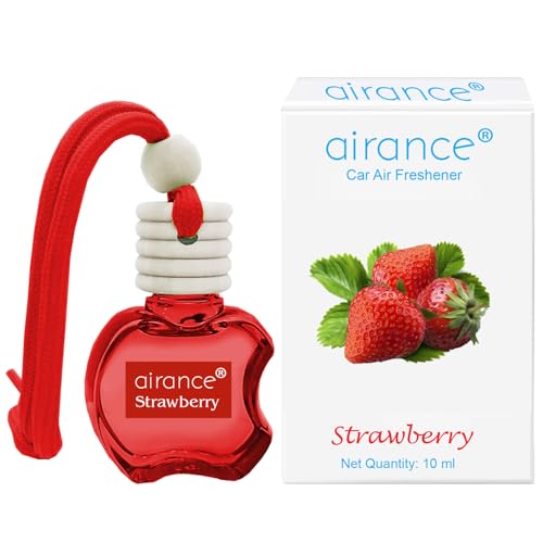 Airance Car Air Freshener|Car Perfume|Hanging Car Air Freshener|Car Aroma Diffuser-Strawberry | Liquid, Pack Of 1 - Image 1