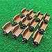 Evemodel ZY35087OB 12pcs Model Train Platform Park Street Seat Bench Chairs Settee 187 HO Scale Length 085inch - Image 3