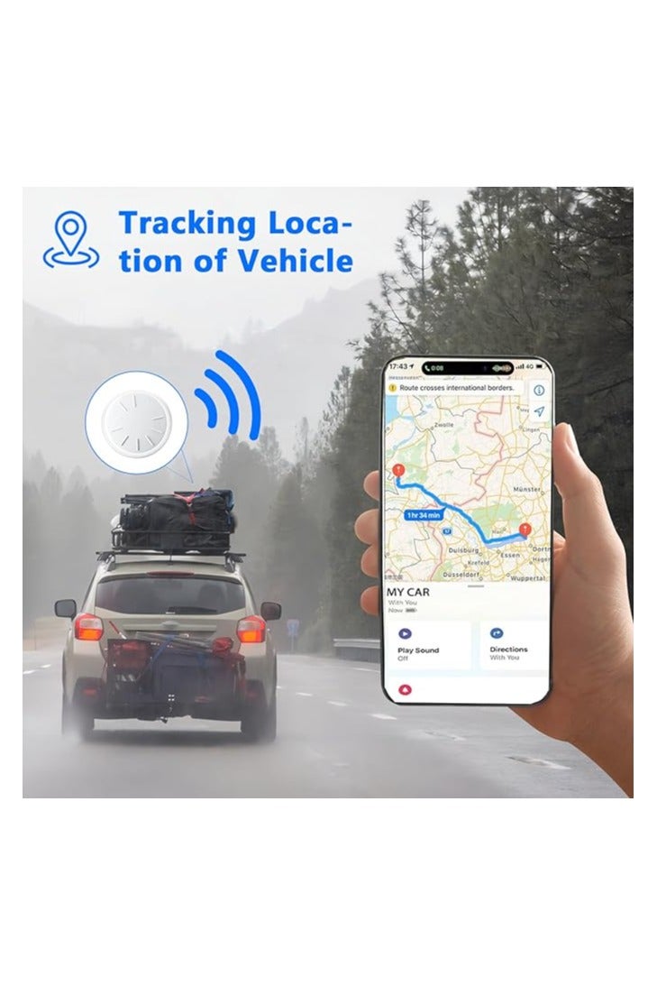 Generic Magnetic Car Tracker –  GPS Device for Vehicles, No Subscription, Apple Find My (iOS), Black - Image 4