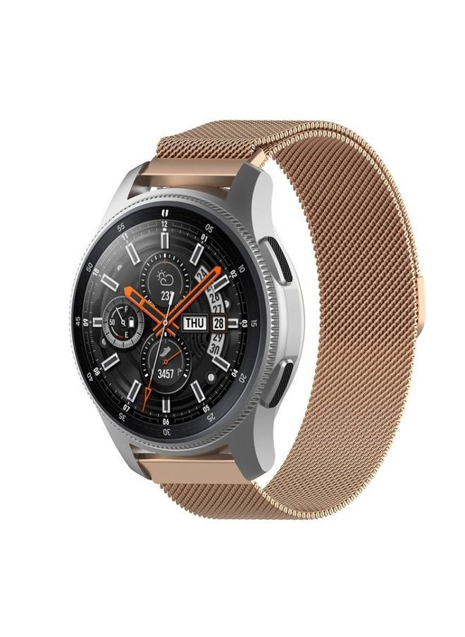 Generic - Replacement Strap For Huami Amazfit GTS 20mm / Bip U Pro Milanese Magnetic Metal Watch Band Rose Gold - Image 1