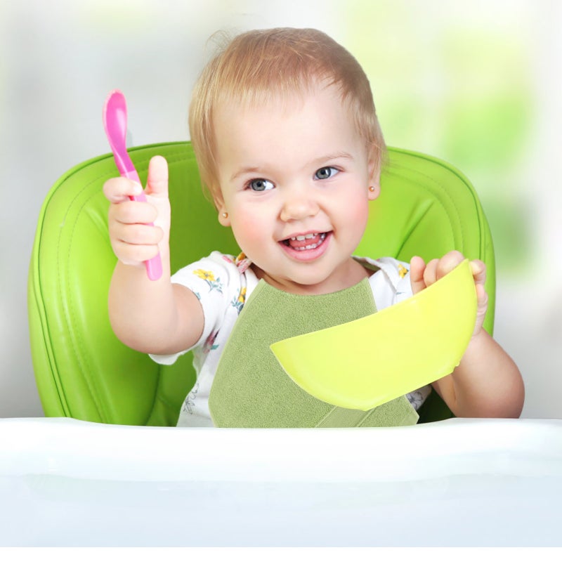 5Pcs Washable Saliva Towels Toddler Drooling Bibs Wiping Towels for Baby Kids - Image 1