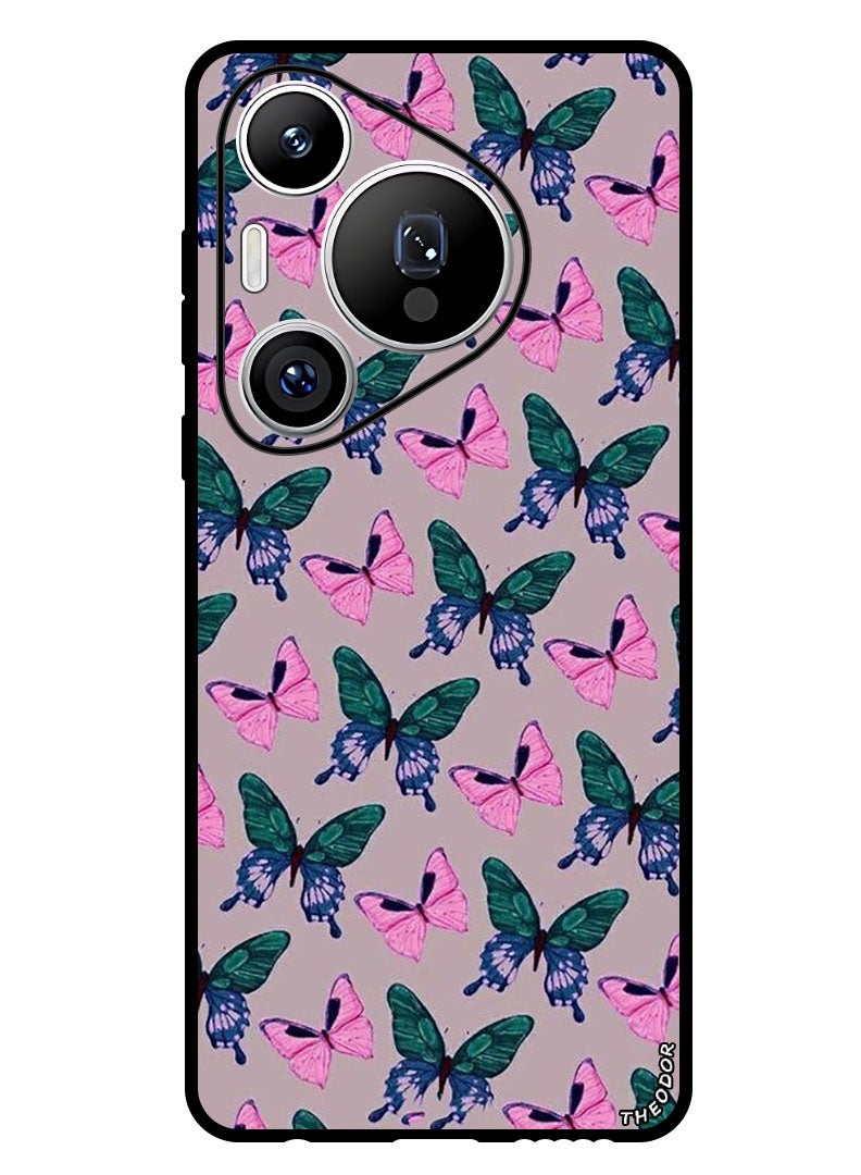 Theodor Protective Case Anti Scratch Shock Proof Bumper Cover For Huawei Pura 70 Butterflies (2) - Image 1