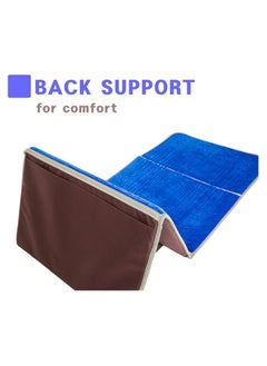 Generic Premium Soft Sajadah with Back Support - Padded Prayer Rug for Ultimate Comfort - Portable Travel Mat with Carrying Pocket - Plush & Foam Praying Carpet - Thick and Luxurious Muslim Prayer Mat  - Image 3