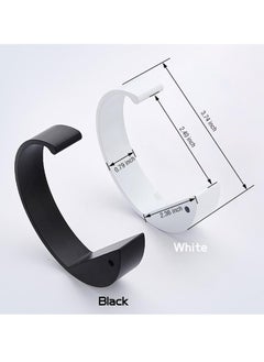 MIXDE 2PCS C Shape Purse Hook for Table Handbag Hanger for Desk Heavy Duty Purse Hook Floding Bag Holder Made of high-Strength Alloy Materials Can Hanger Various Heavy Items Foldable  - Image 2