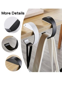 MIXDE 2PCS C Shape Purse Hook for Table Handbag Hanger for Desk Heavy Duty Purse Hook Floding Bag Holder Made of high-Strength Alloy Materials Can Hanger Various Heavy Items Foldable  - Image 5