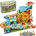 COUOMOXA Marble Run Building Blocks for Kid 3 4 5 6 8 Year Old Montessori Education Preschool STEM Toy Age 48 Kids Creative Puzzle Marbles Track Christmas Birthday Gifts for Boys Girls - Image 2