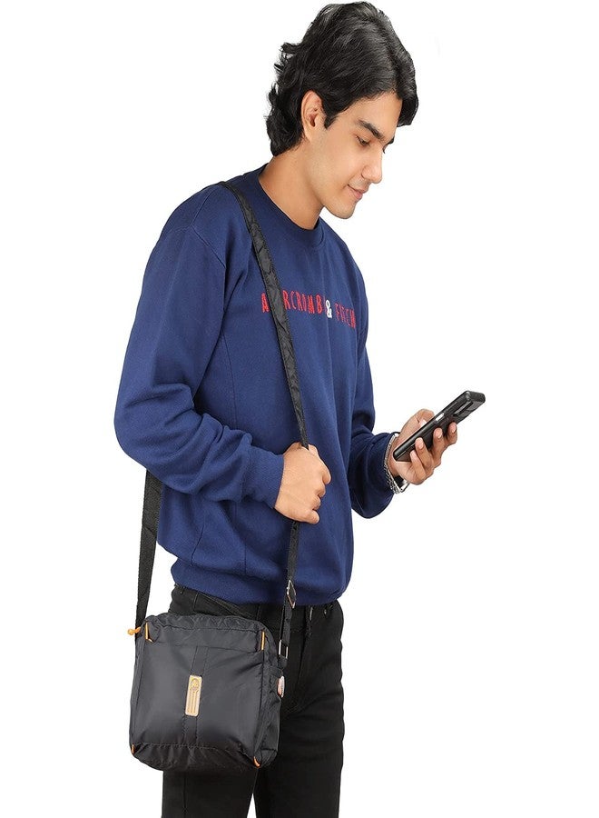 MPK Perfect Best Unisex Sling Bag/CrossBody Bag/One-Shoulder Messenger Bag Chest Bag For Men &Women/Bag for Office,Cash,Business Collection,Travelling Grey - Image 3